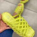 rasteira lust shoes trançada limão 1367