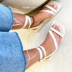 sandália rasteira lust shoes scarlat off white 82504