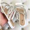 sandália rasteira lust shoes elegance white 82553