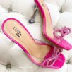 sandália salto lust shoes encantada rosa 82554