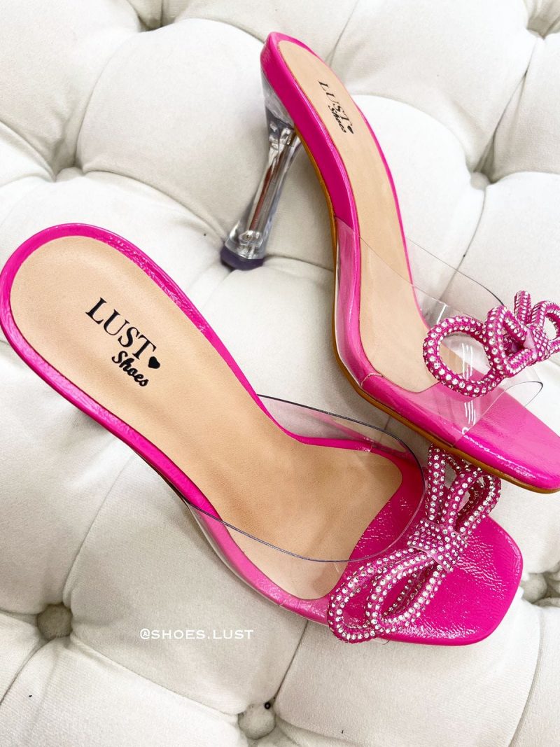 sandália salto lust shoes encantada rosa 82554