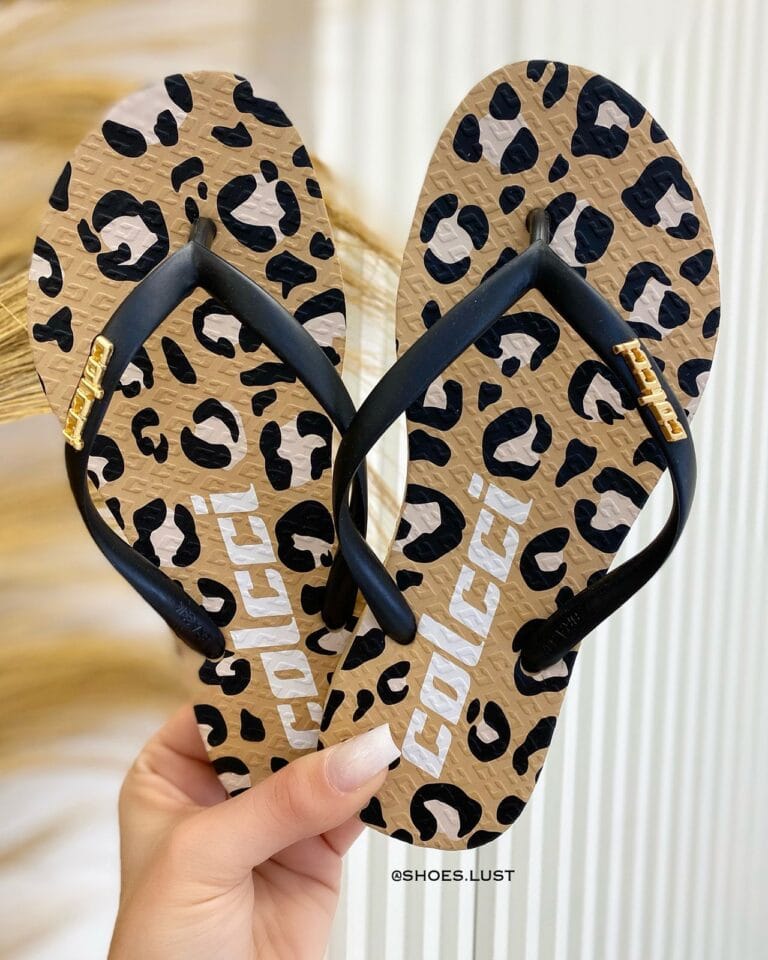 chinelo colcci animal print bege 82435 chinelo colcci animal print bege 82435