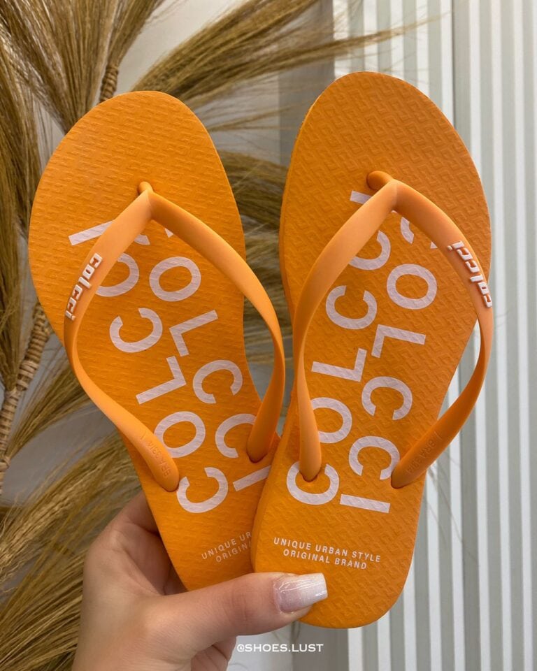 chinelo colcci unique laranja 82446 chinelo colcci unique laranja 82446