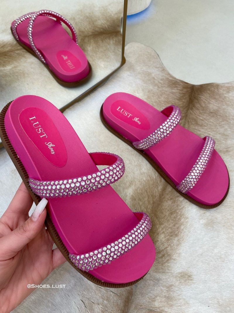 sandália papete lust shoes nala pink 82718