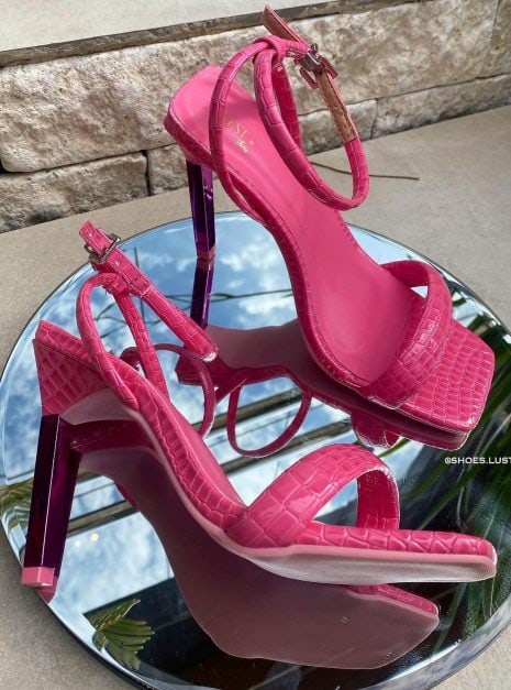 sandália salto lust shoes mermaid pink 82700