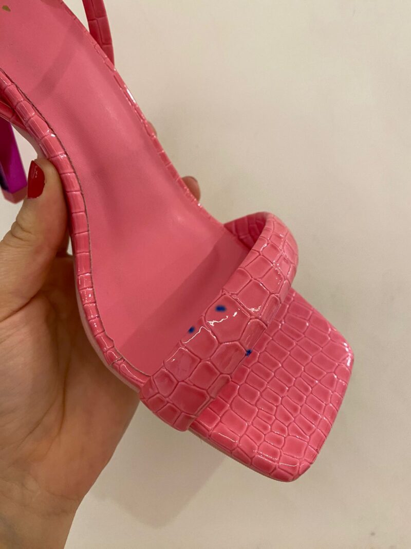 sandália salto lust shoes mermaid pink 82700