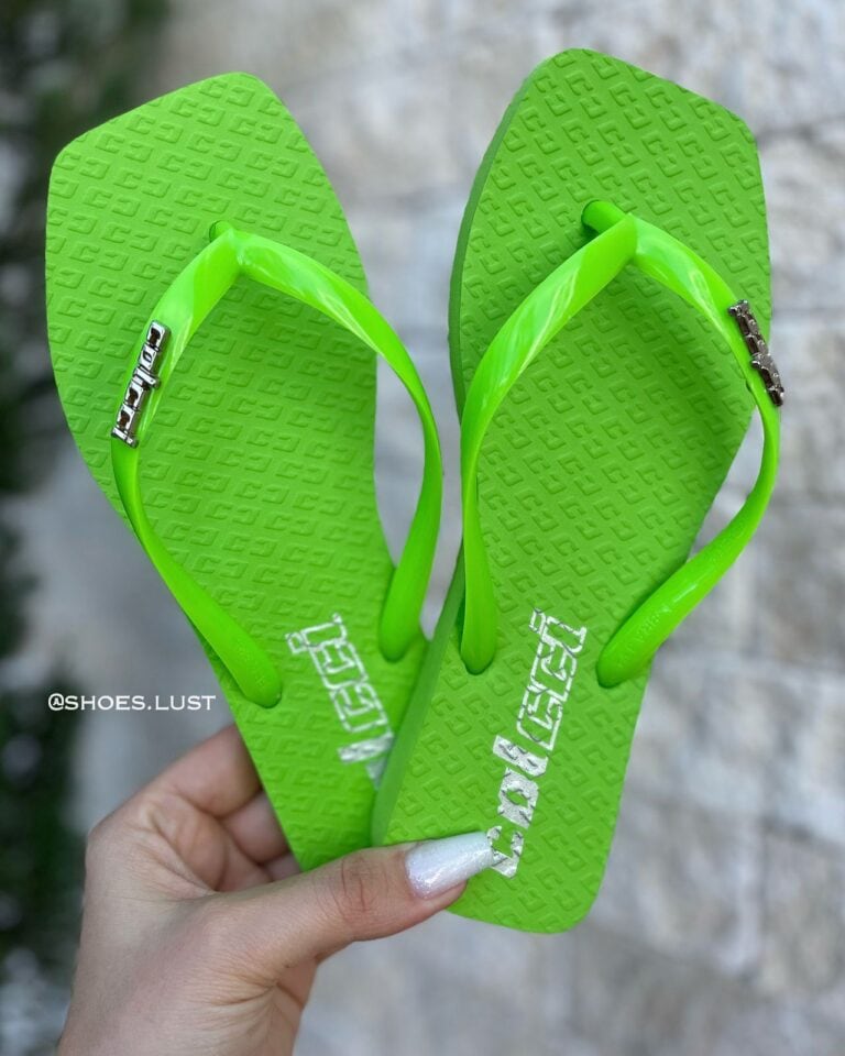 chinelo colcci new basic verde 82995