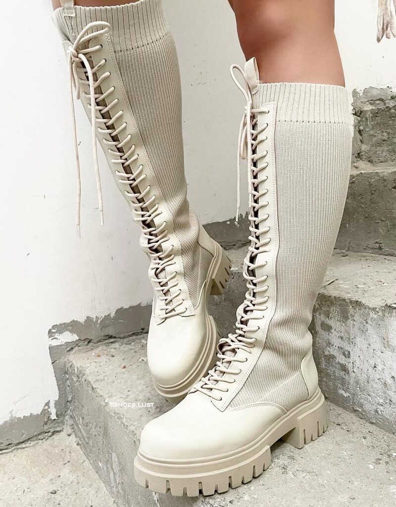 coturno lust shoes cano longo nanda off white 83470