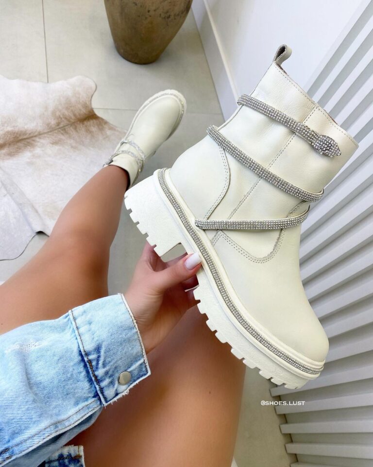 coturno lust shoes havana snake off white 83538