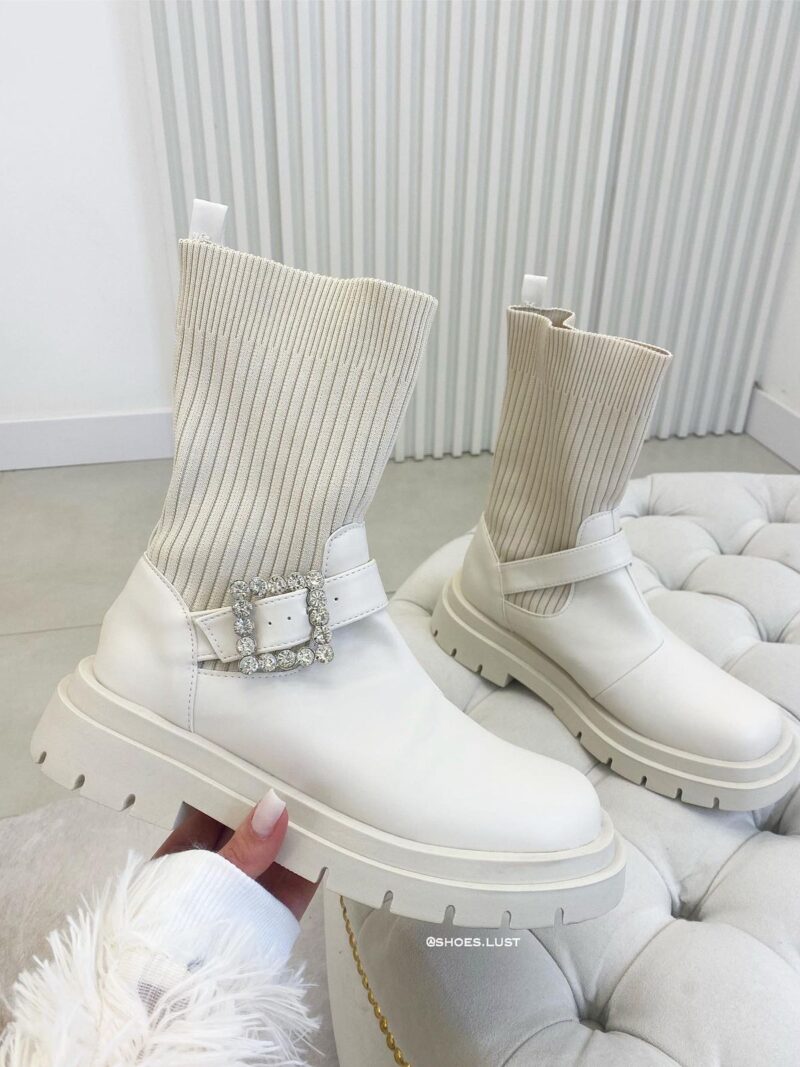 coturno knit lust shoes kassi off white 83392