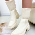 bota lust shoes olivia tratorada off white 83140