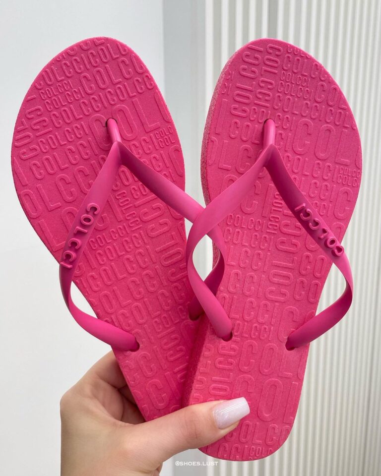 chinelo colcci honie rosa glitter 83874