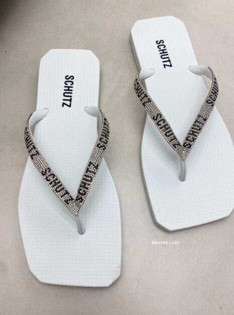 chinelo tira strass logomania prata 385664380 (cópia)