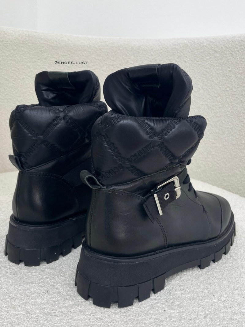coturno couro rebeca black 1720
