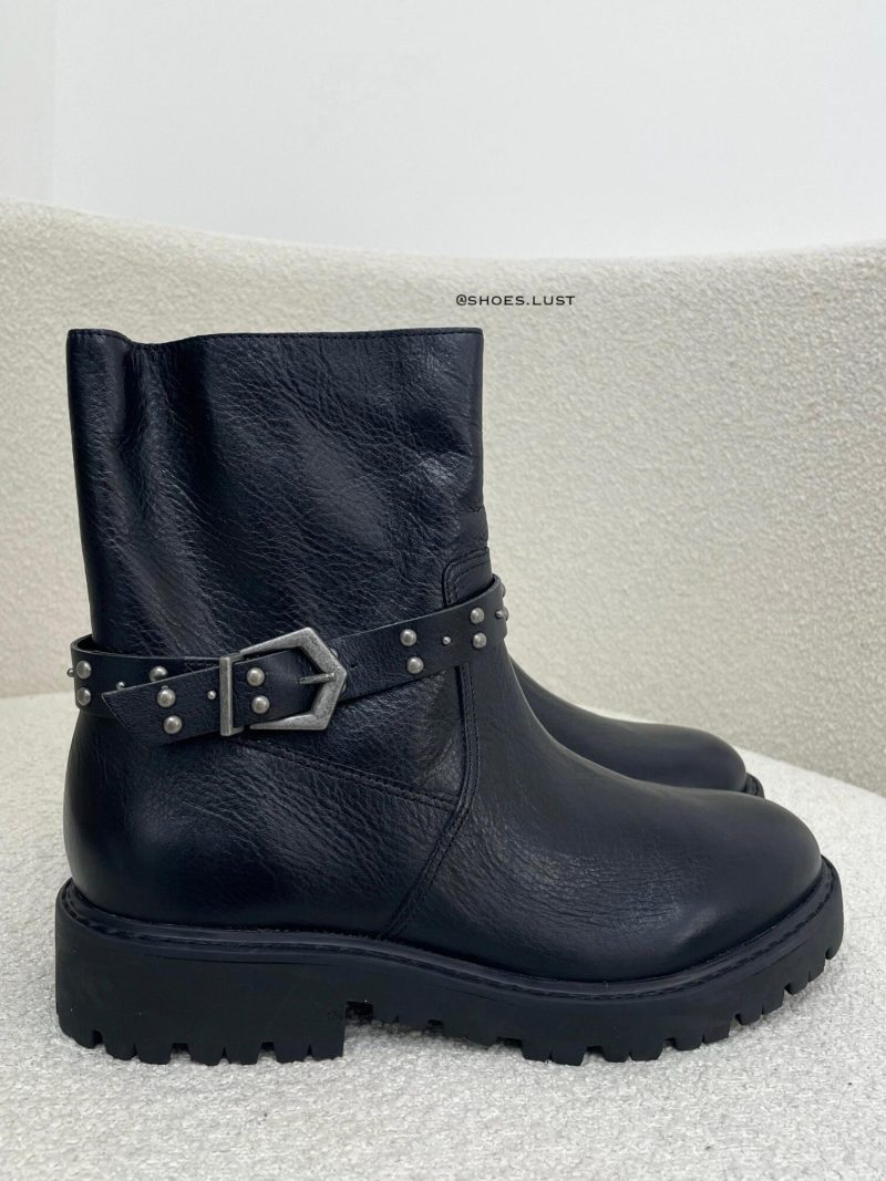 coturno couro julia black 83447