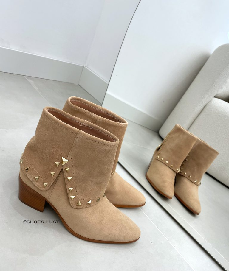 western boot camurça léli bege 385664667