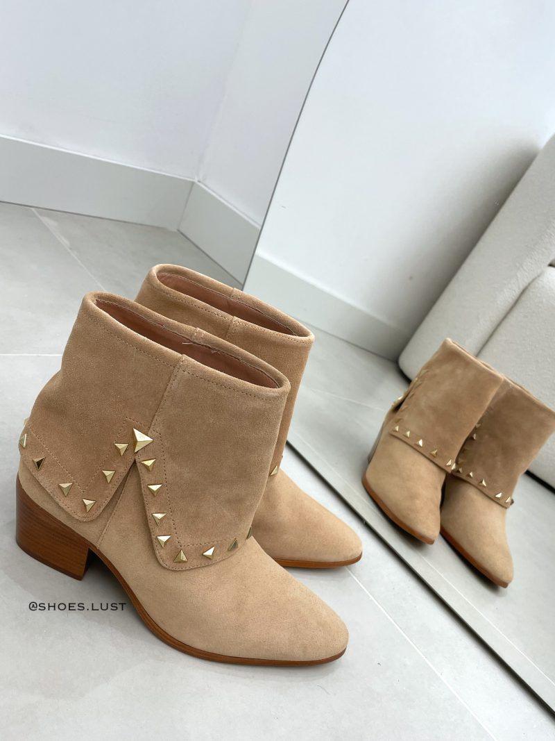 western boot camurça léli bege 385664667