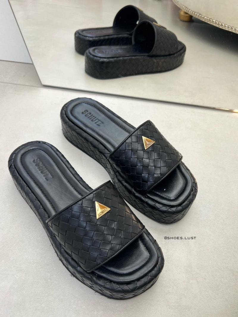 flatform samanta bicolor black/palha 385664921 (cópia)