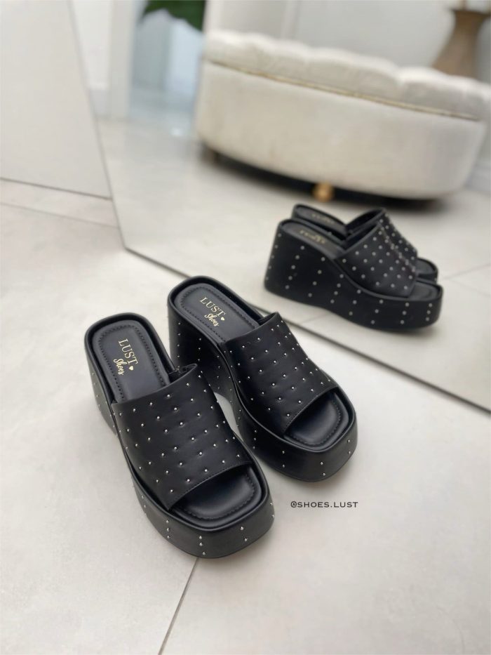 tamanco lust shoes lais tachas 86588