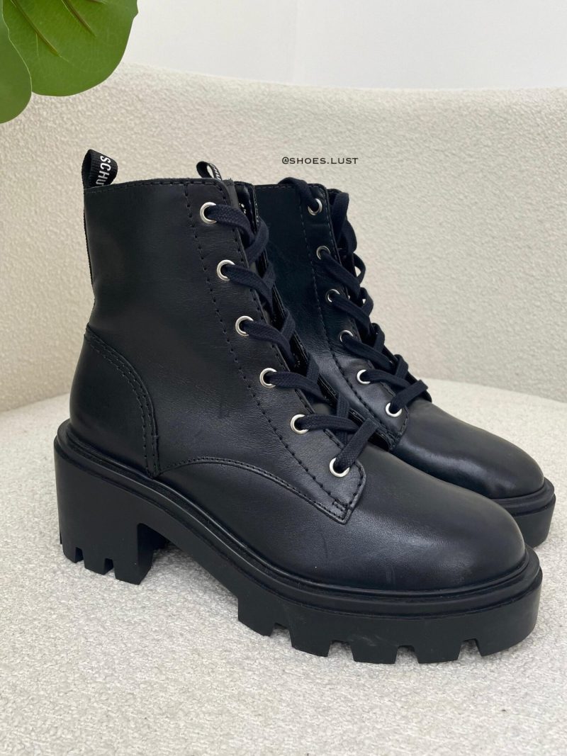 coturno couro charly black 83342