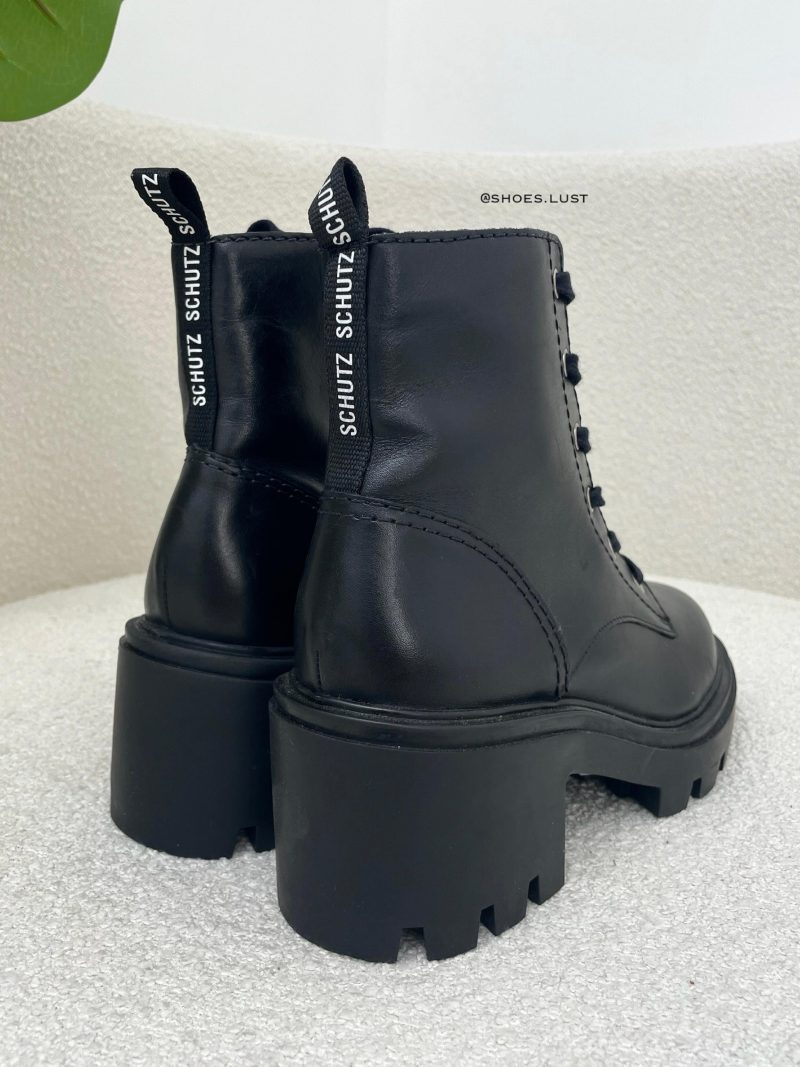 coturno couro charly black 83342 coturno couro charly black 83342