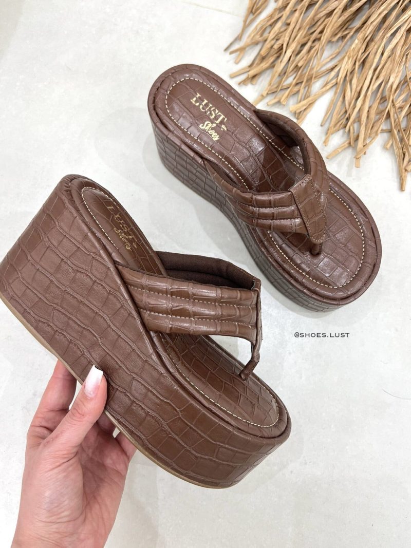 tamanco lust shoes marcela marrom café 106057