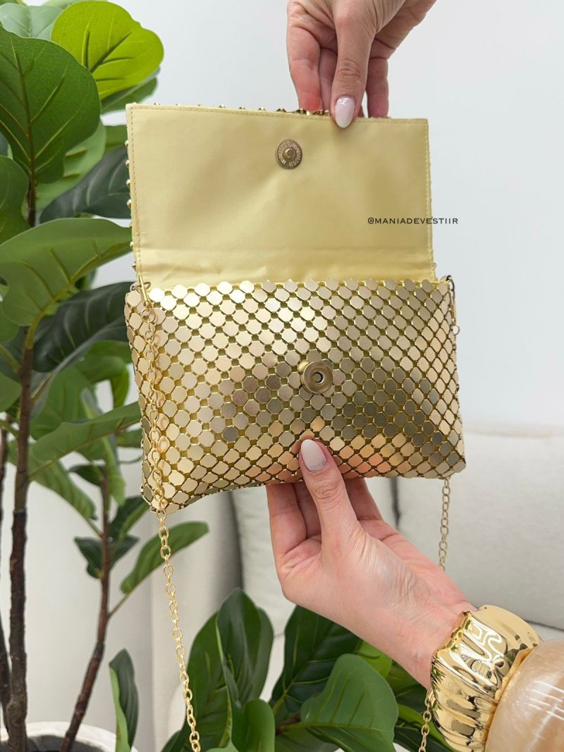 bolsa mania essenza rubi dourada 119932