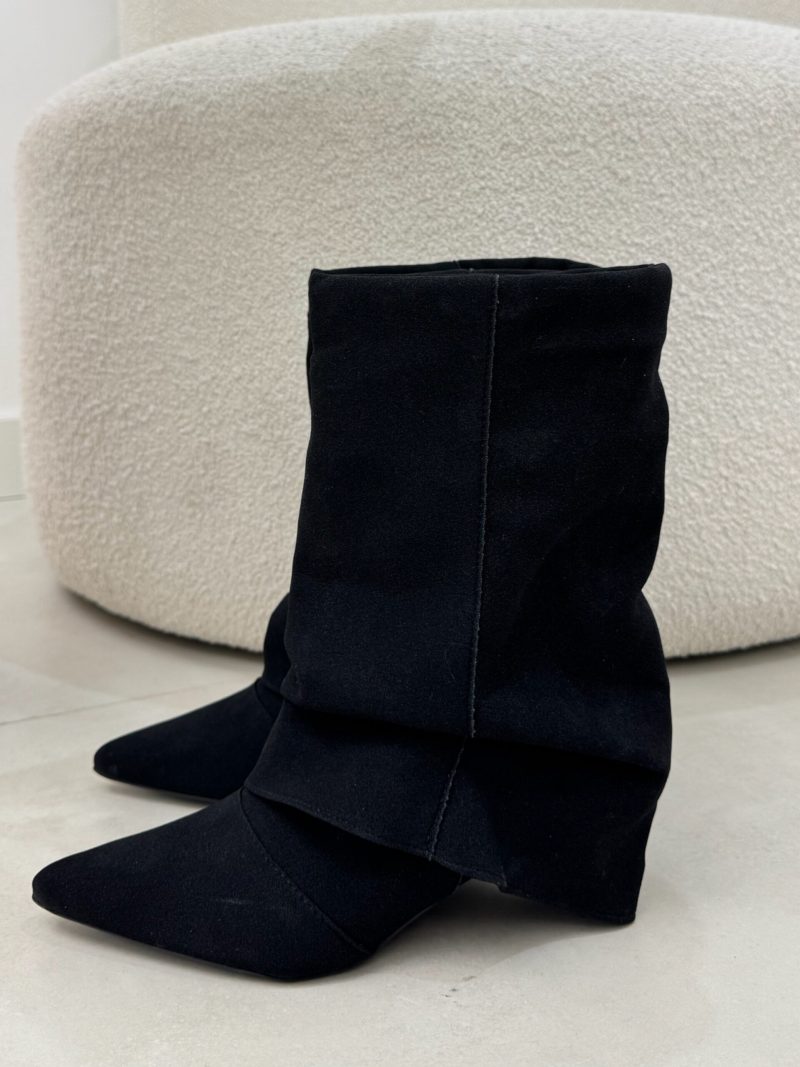 bota lust shoes lisandra camurça black 