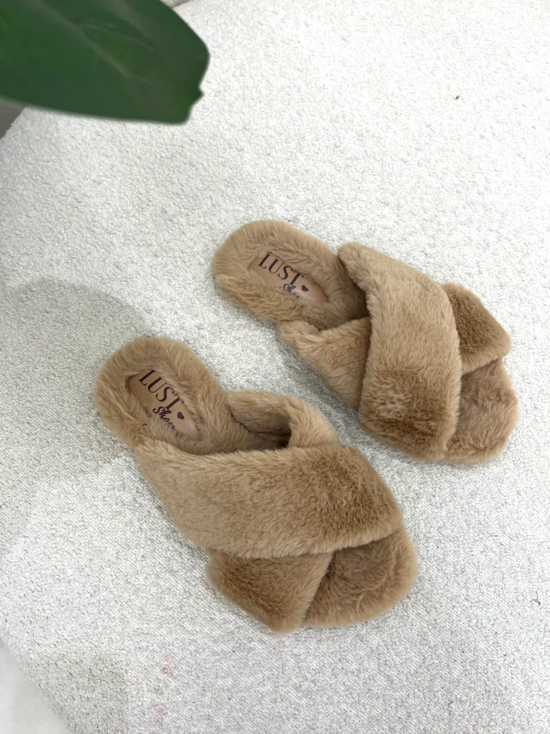 pantufa lust shoes pelucia preto 133697