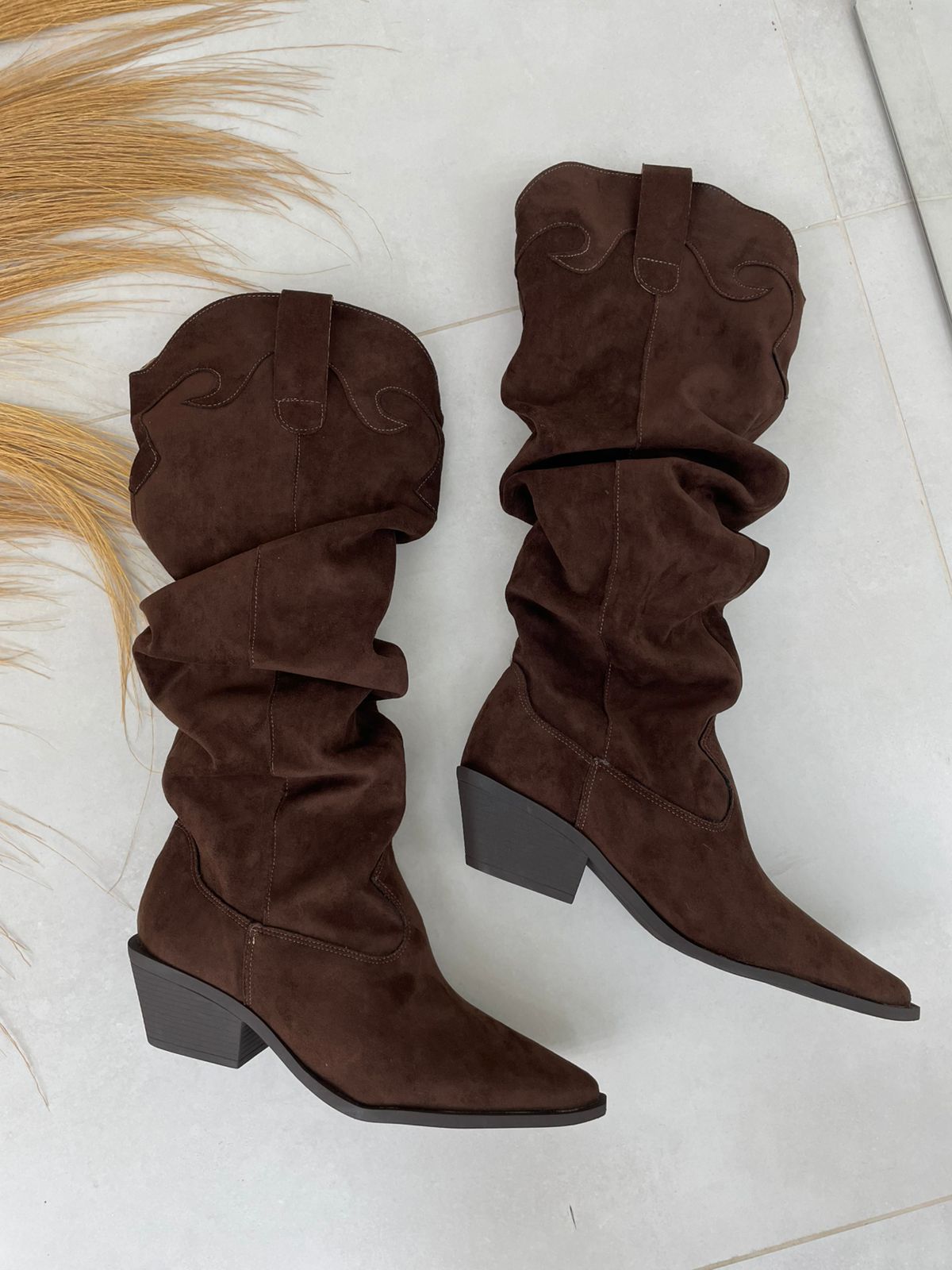 western boot lust shoes camurça duda marrom 133356